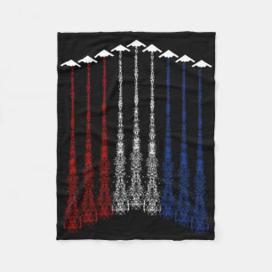 Couverture Polaire Patriotique Pour Hommes - 4 juillet Pour Hommes Us