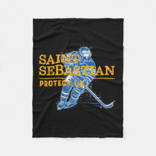 Couverture Polaire Patron De Hockey Saint-Sébastien Saint-Étienne
