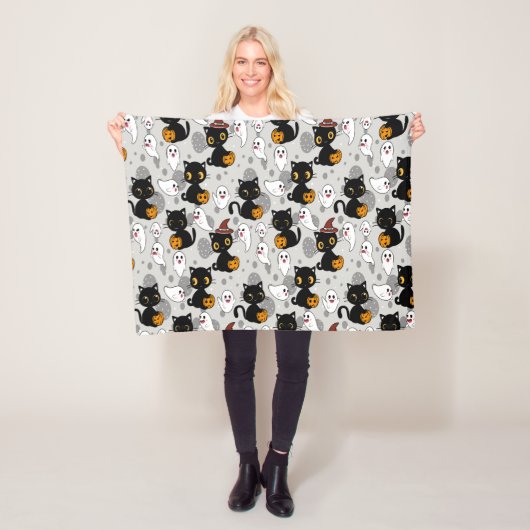 Couverture Polaire Patrouilles éffrayantes du Citrouille fantôme (En situation)