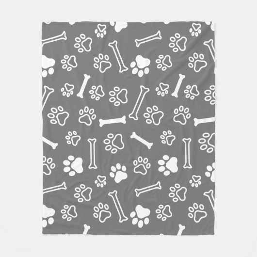 Couverture Polaire Patte d'animal de compagnie - Chat ou Chien Emprei (Devant)