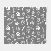 Couverture Polaire Patte d'animal de compagnie - Chat ou Chien Emprei (Devant (Horizontal))