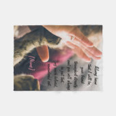 Couverture Polaire Patte de chat Haute-Cinq (Devant (Horizontal))