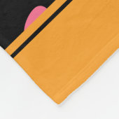 Couverture Polaire Patte de chat noir drôle mignonne (Coin)