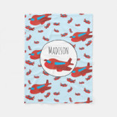 Couverture Polaire Pattern custom Nom (Devant)