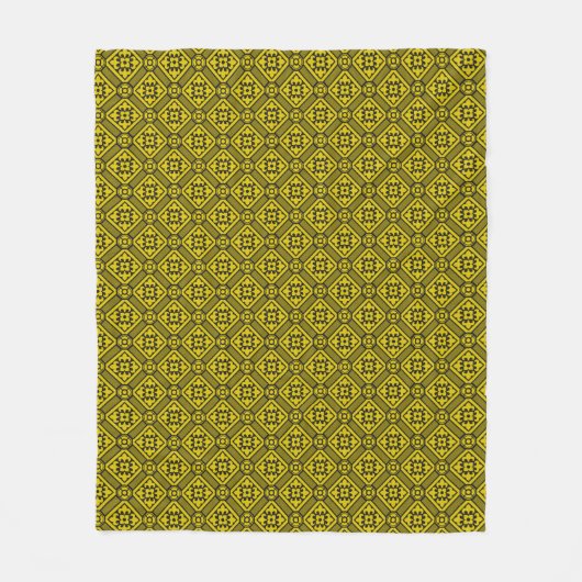 Couverture Polaire Pattern de Medieval Yellow (Devant)