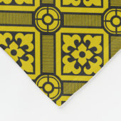Couverture Polaire Pattern de Medieval Yellow (Coin)