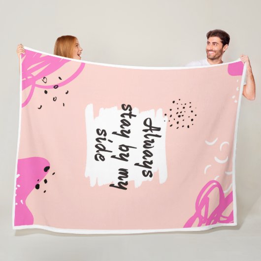 Couverture Polaire Pattern Design  (En situation)