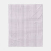 Couverture Polaire Pattern Violet White Dark (Devant)
