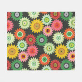 Couverture Polaire Patterned Gears (Devant (Horizontal))
