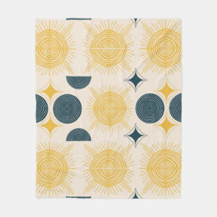 Couverture Polaire Patters de Boho Celestial