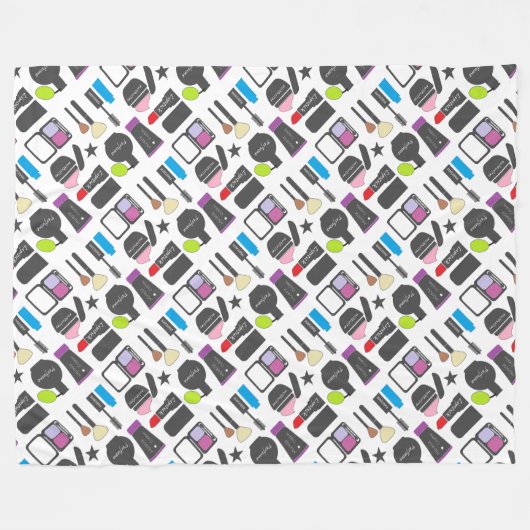 Couverture Polaire Patters de collage (Devant (Horizontal))