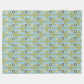Couverture Polaire Patters de Floral (Devant (Horizontal))