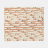 Couverture Polaire Patters de Friends (Devant (Horizontal))