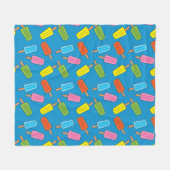Couverture Polaire Patters de Popsicles (Devant (Horizontal))