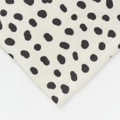 Couverture Polaire Patters noirs (Coin)