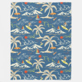 Couverture Polaire Patters tropicaux (Devant)