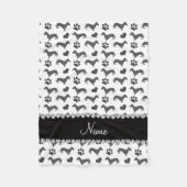 Couverture Polaire Pattes grises nommées faites sur commande de (Devant)