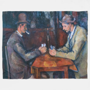 Couverture Polaire Paul Cezanne - Les Joueurs De Cartes