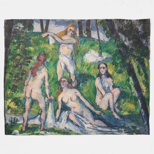Couverture Polaire Paul Cezanne - Quatre Bathers (Devant (Horizontal))
