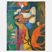 Couverture Polaire Paul Gauguin - Arearea / Le Chien Rouge (Devant)