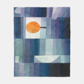 Couverture Polaire Paul Klee Abstrait Tree Blue Peinture (Devant)
