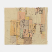 Couverture Polaire Paul Klee avant la fête (Devant (Horizontal))