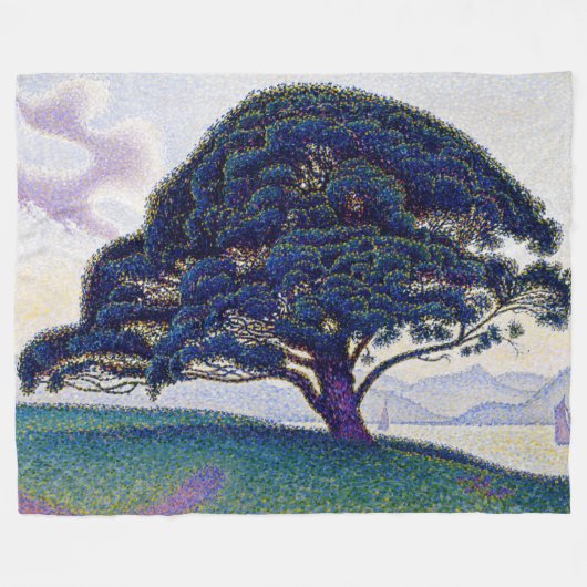 Couverture Polaire Paul Signac - Le pin Bonaventure (Devant (Horizontal))