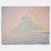 Couverture Polaire Paul Signac - Mont Saint Michel Fog et Soleil (Devant (Horizontal))