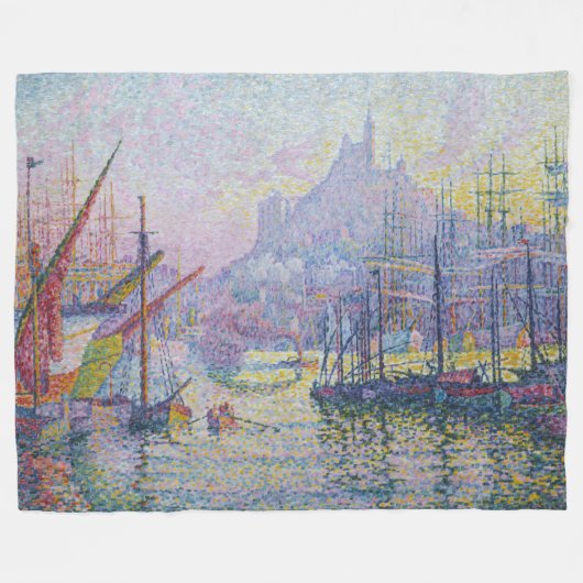 Couverture Polaire Paul Signac - Notre-Dame de la Garde, Marseille (Devant (Horizontal))