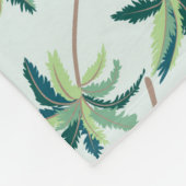 Couverture Polaire Paume australienne tropicale de vulpin (Coin)