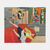 Couverture Polaire Pause café du matin (Devant (Horizontal))