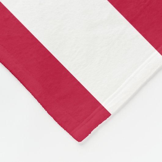 Couverture Polaire Pavillon américain Blanche (Coin)