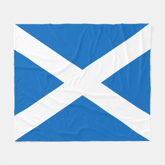 Couverture Polaire Pavillon écossais Fleece Blanket (Devant (Horizontal))