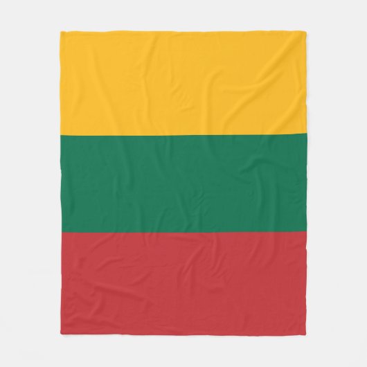 Couverture Polaire pavillon lituanien (Devant)