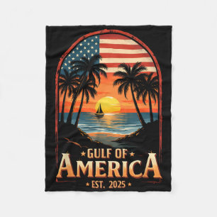 Couverture Polaire Pavillon Retro Golfe De Usa America Est 2025 Vi Cô