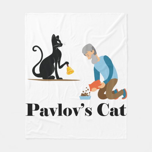 Couverture Polaire Pavlov's Cat Funny Psychology (Devant)