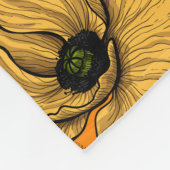 Couverture Polaire Pavot jaune (Coin)