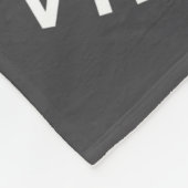 Couverture Polaire Paw Sitive Vibes Only Cat Photo Black (Coin)