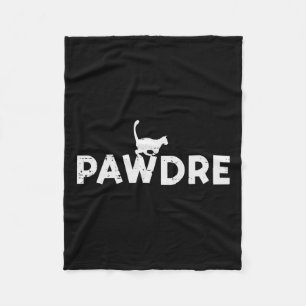 Couverture Polaire Pawdre Chat Papa Cute Fur Papa Fête des pères Paw