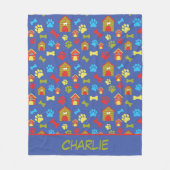 Couverture Polaire Paws and Bones Blue Chig's Fleece Blanket (Devant)