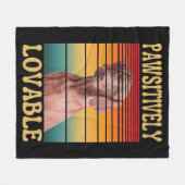 COUVERTURE POLAIRE PAWSITIVEMENT AMOUREUX (Devant (Horizontal))