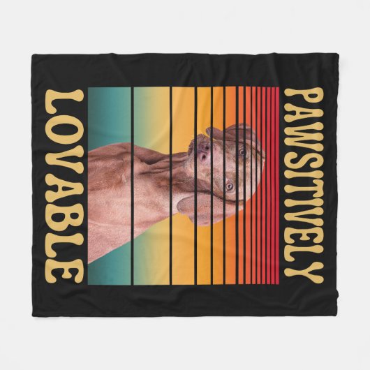 COUVERTURE POLAIRE PAWSITIVEMENT AMOUREUX (Devant (Horizontal))