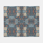 Couverture Polaire Pays Blue Rust Rustique Ferme (Devant (Horizontal))