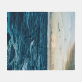Couverture Polaire Paysage de la mer (Devant (Horizontal))