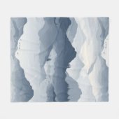 Couverture Polaire Paysage de montagne majestueux (Devant (Horizontal))