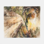 Couverture Polaire Paysage de Sunset Country Road (Devant (Horizontal))