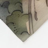 Couverture Polaire Paysage de Sunset Country Road (Coin)