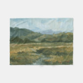 Couverture Polaire Paysage d'Impasto III (Devant (Horizontal))