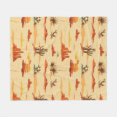 Couverture Polaire Paysage du désert Arizona Motif (Devant (Horizontal))