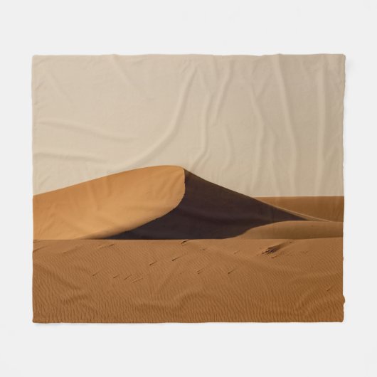 Couverture Polaire Paysage du désert des dunes de sable (Devant (Horizontal))